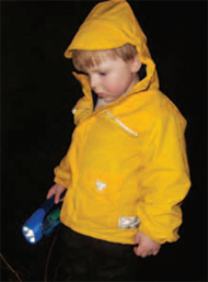 Three-year-old Finn Woods
searches for vernal pool dwellers.